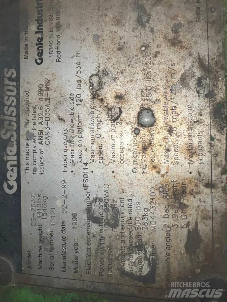 Genie GS-2032 Sakselifter
