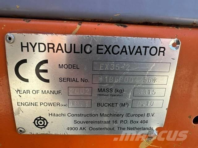 Hitachi EX 35-2 Minigravere <7t