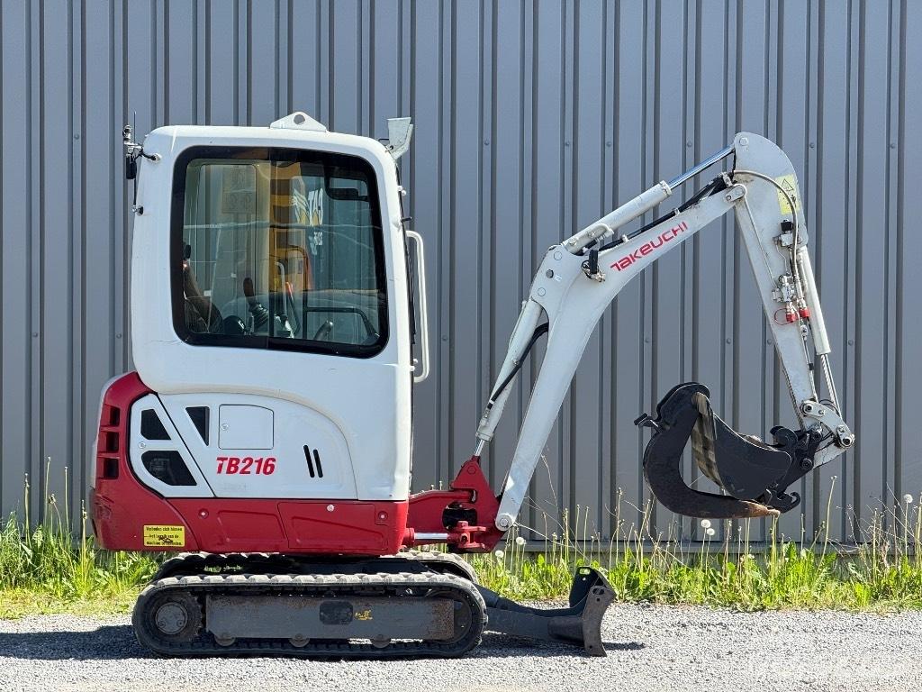 Takeuchi TB 216 Minigravere <7t