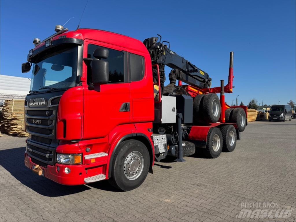 Scania R 560 Tømmerbiler