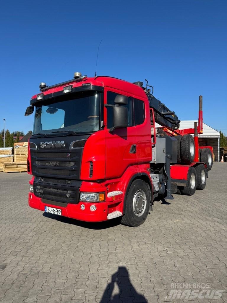 Scania R 560 Tømmerbiler