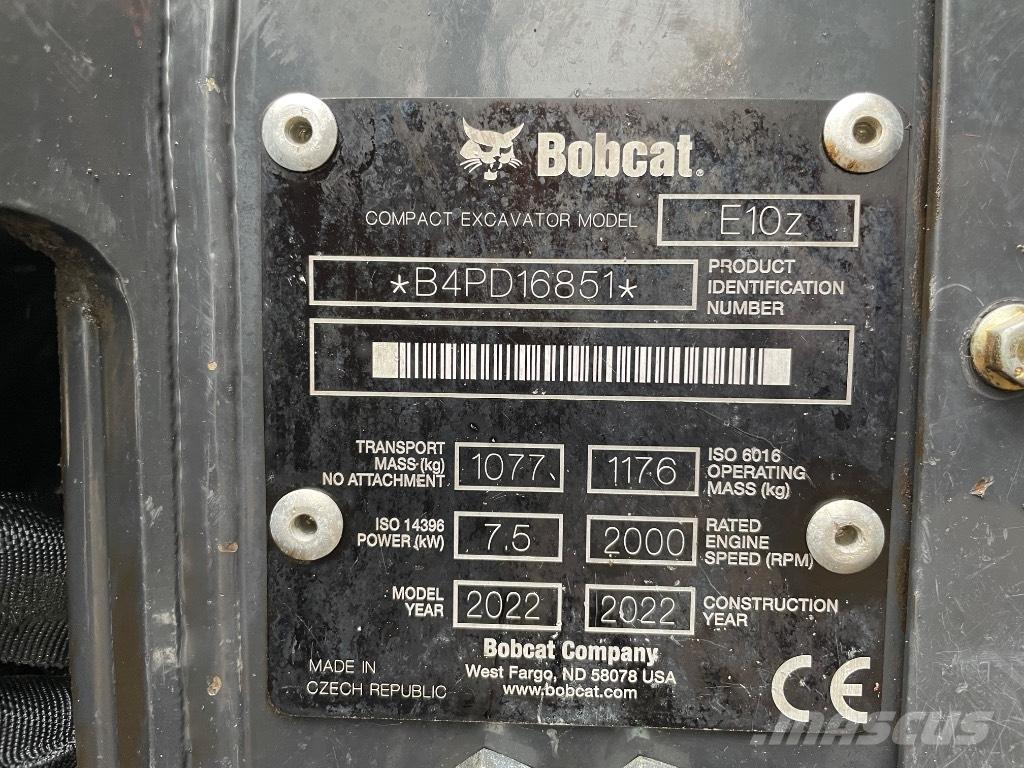 Bobcat E 10z Minigravere <7t