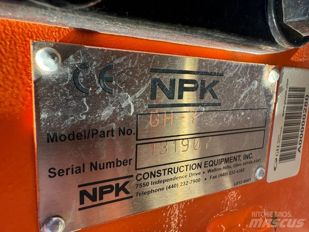 NPK GH 7 Hydrauliske hammere