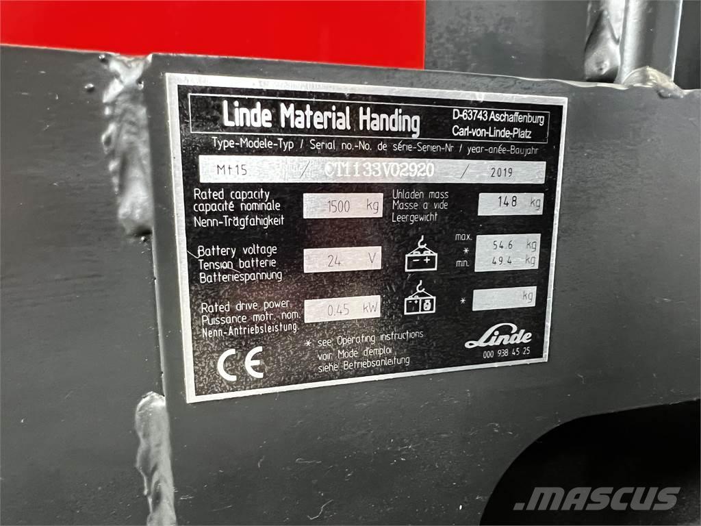 Linde MT15 Ledestablere
