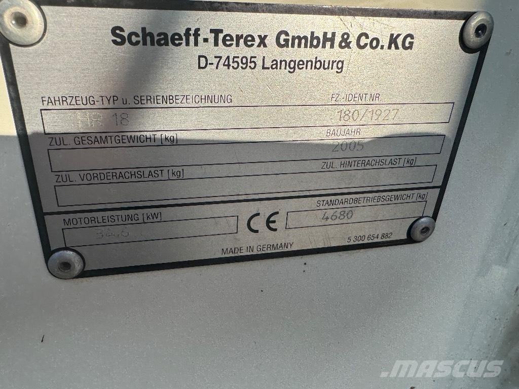 Terex HR 18 Minigravere <7t