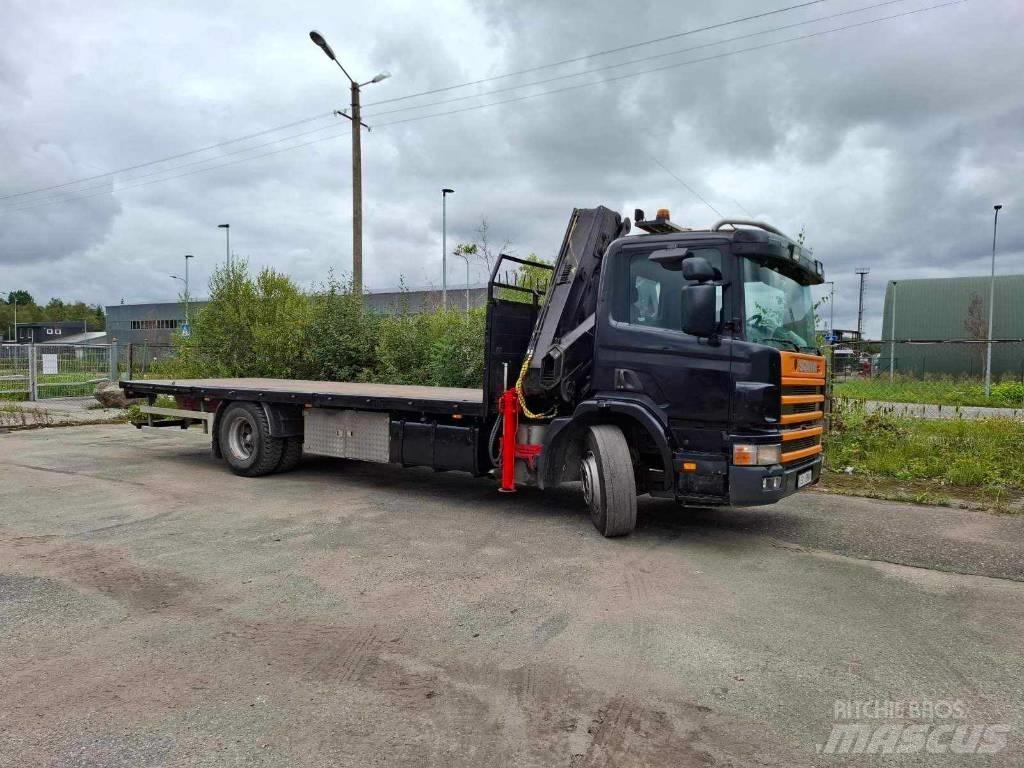 Scania P 124 Kranbil