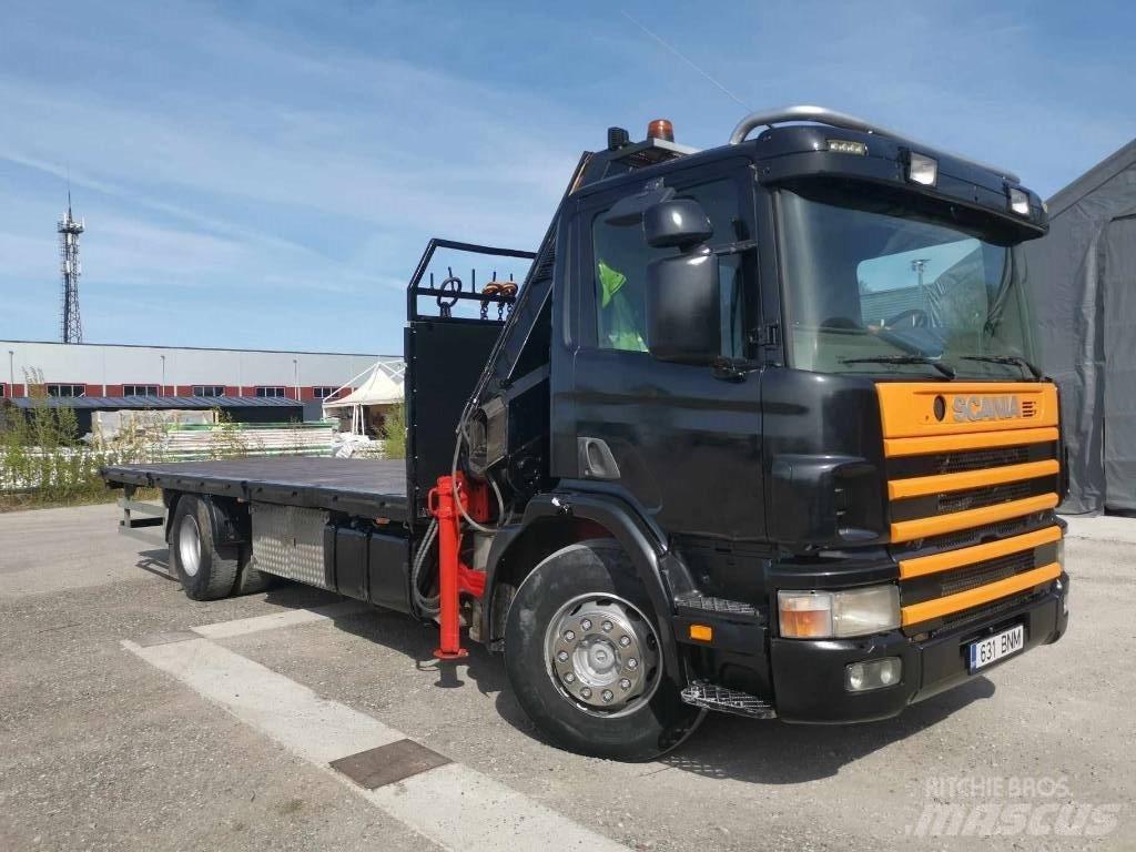 Scania P 124 Kranbil