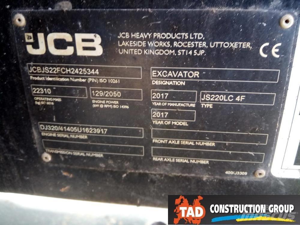 JCB JS 220 LC Beltegraver