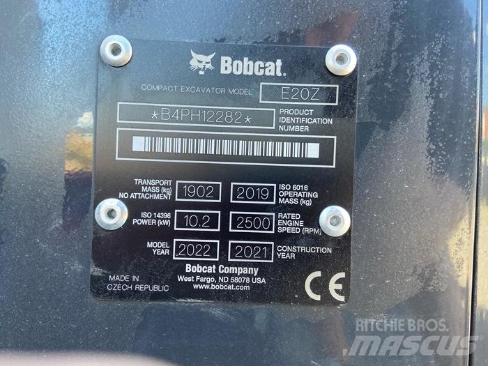Bobcat E20z Minigravere <7t