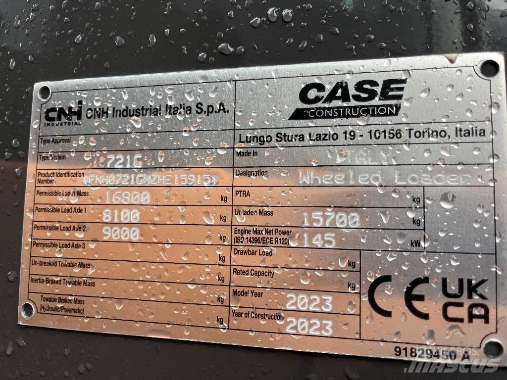 CASE 721 G Hjullastere