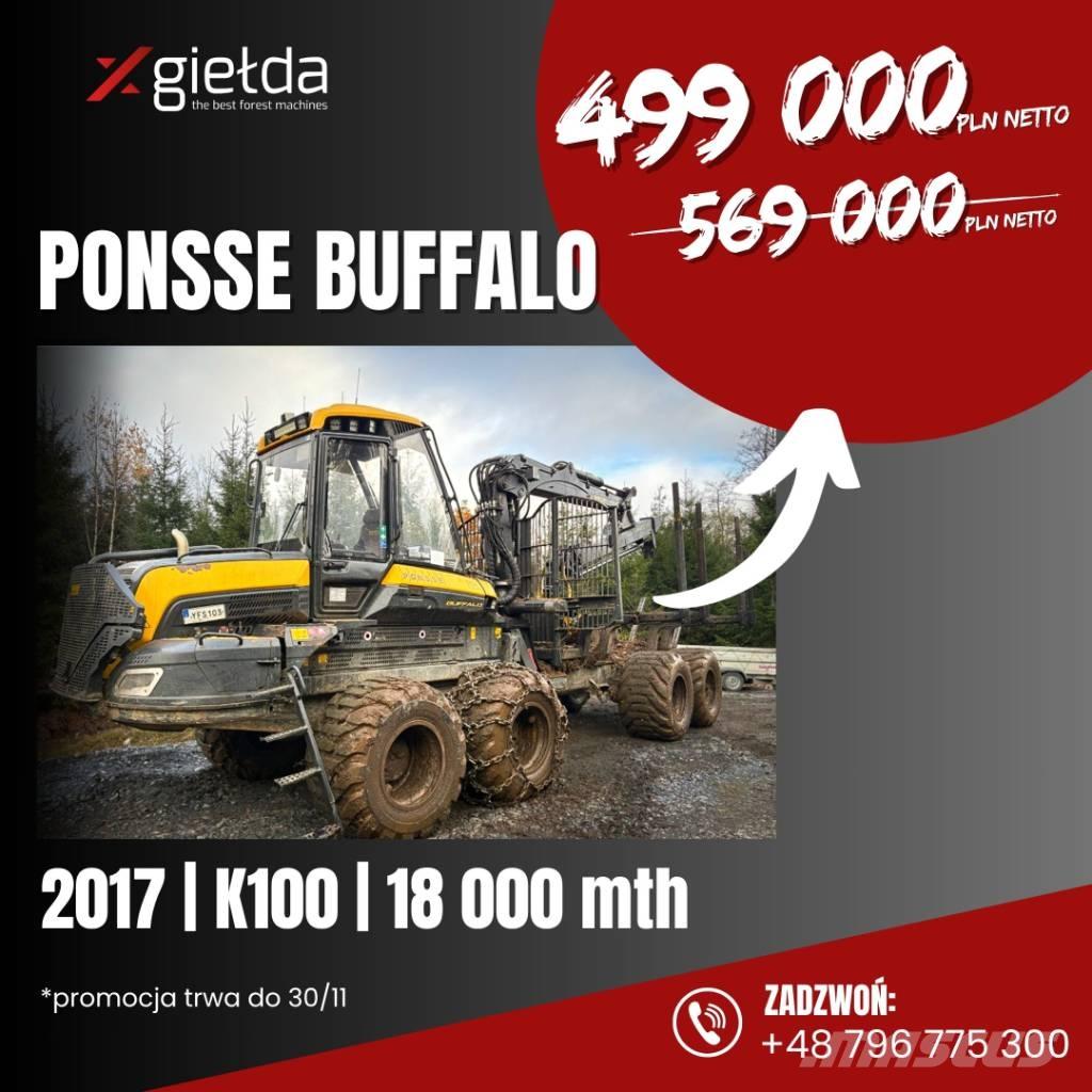 Ponsse Buffalo Lassbærere