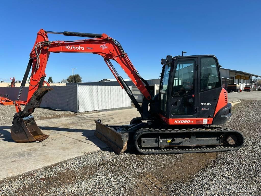 Kubota KX 080-4 Minigravere <7t