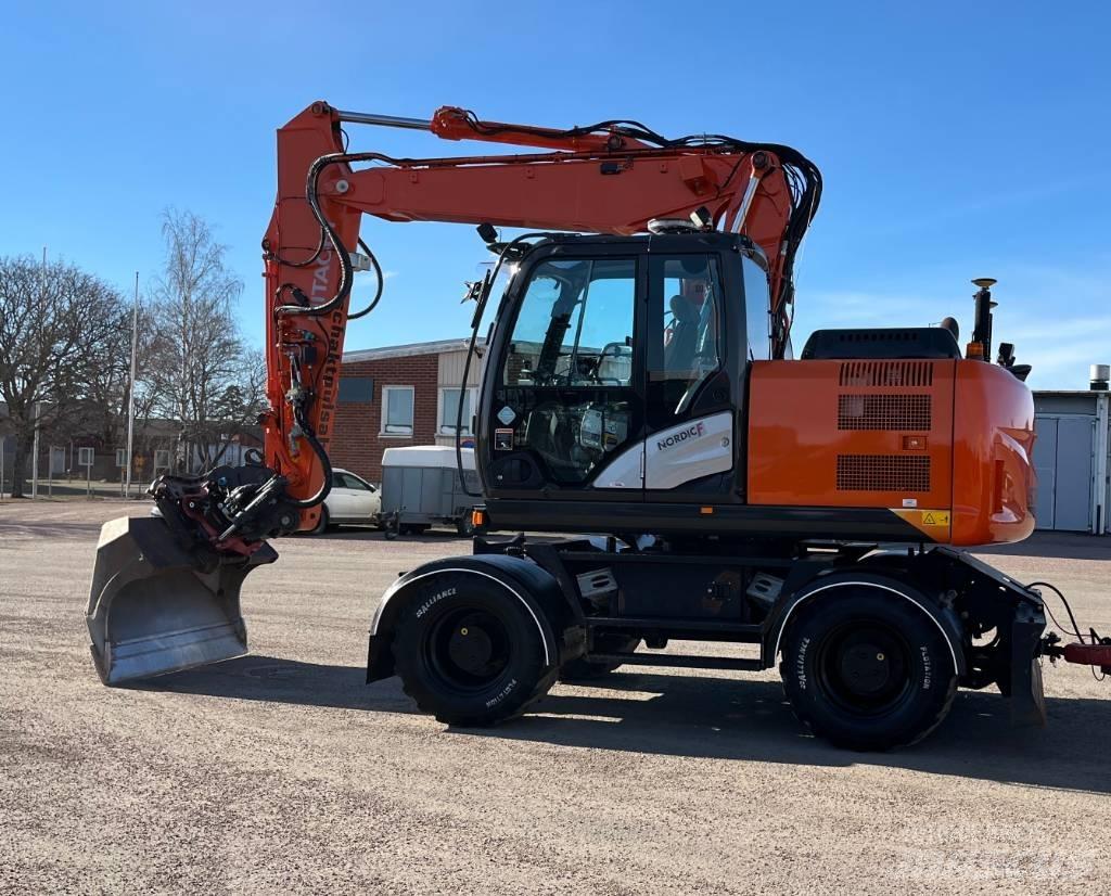 Hitachi ZX 140 W-5 Hjulgravere