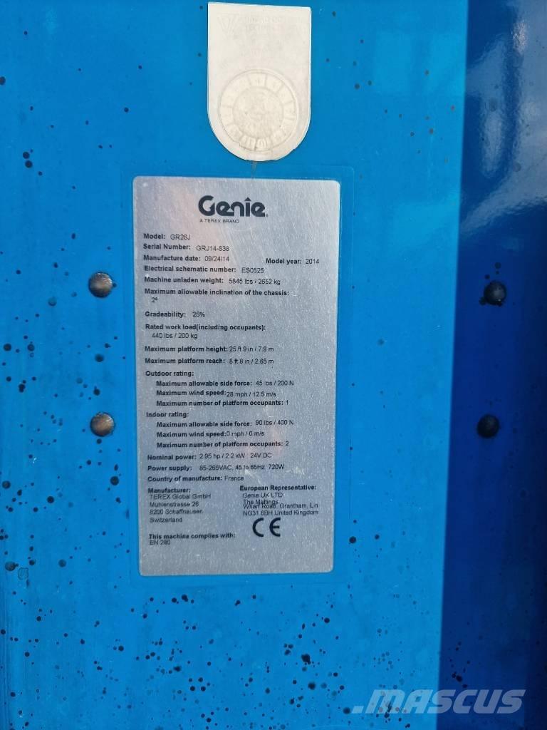 Genie GR 26 J Personløftere