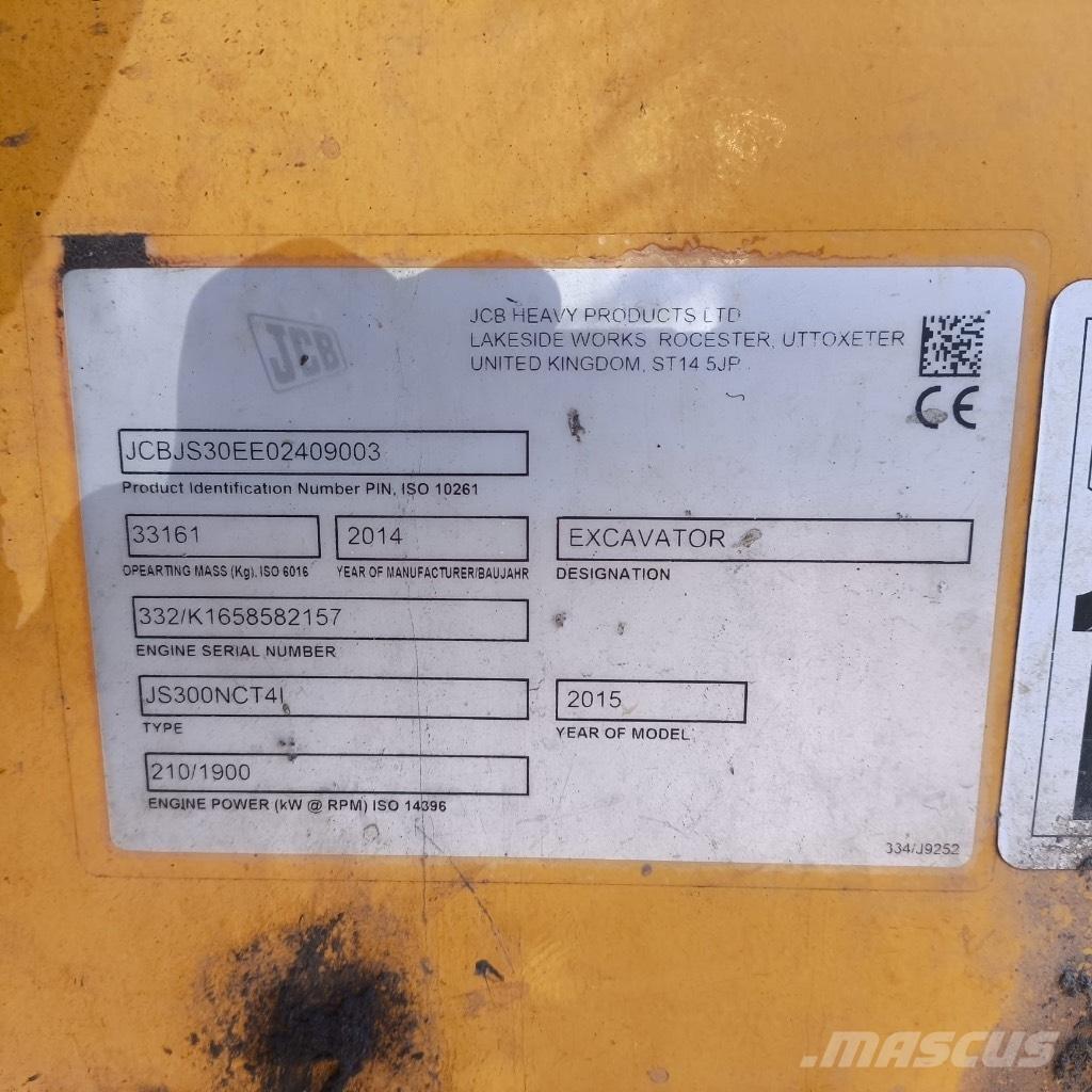 JCB JS 300 Beltegraver
