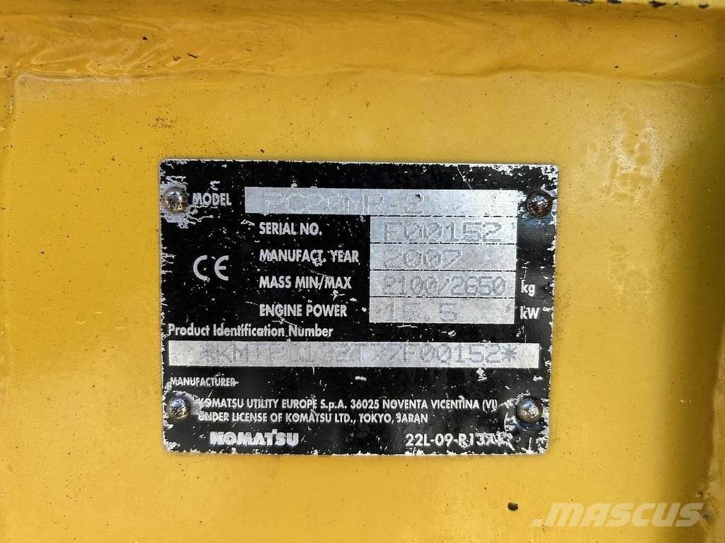 Komatsu PC20MR-2 Minigravere <7t