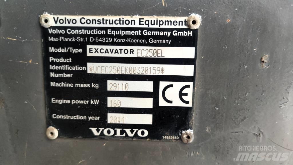 Volvo EC 250 EL Beltegraver