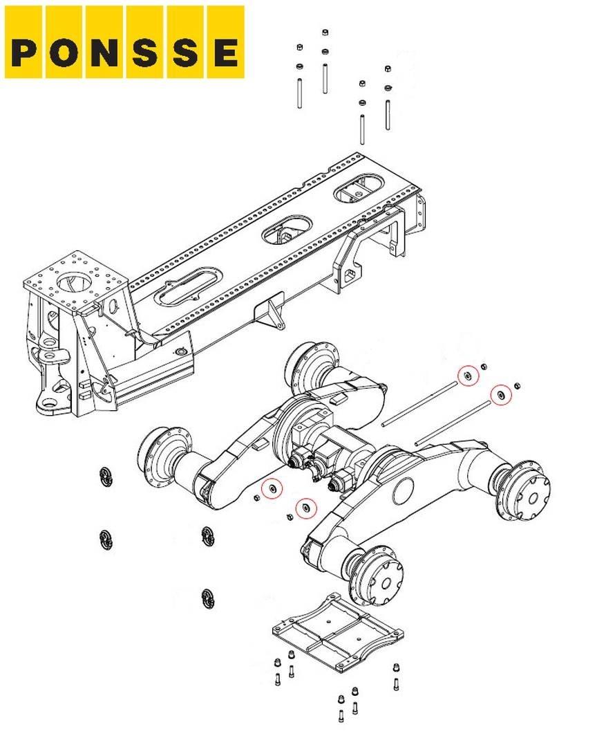 Ponsse 0062632 Chassis og understell