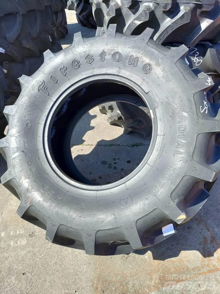 Firestone 480/70R24 Dekk, hjul og felger