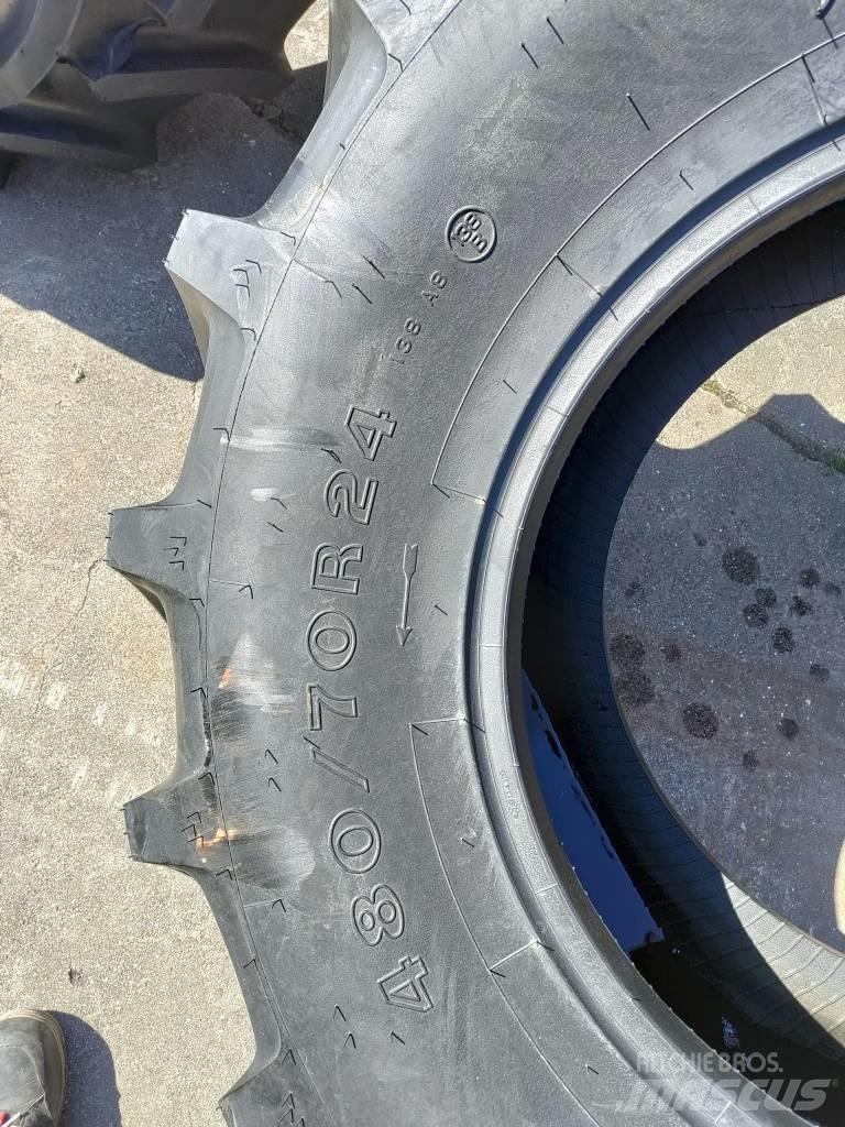 Firestone 480/70R24 Dekk, hjul og felger