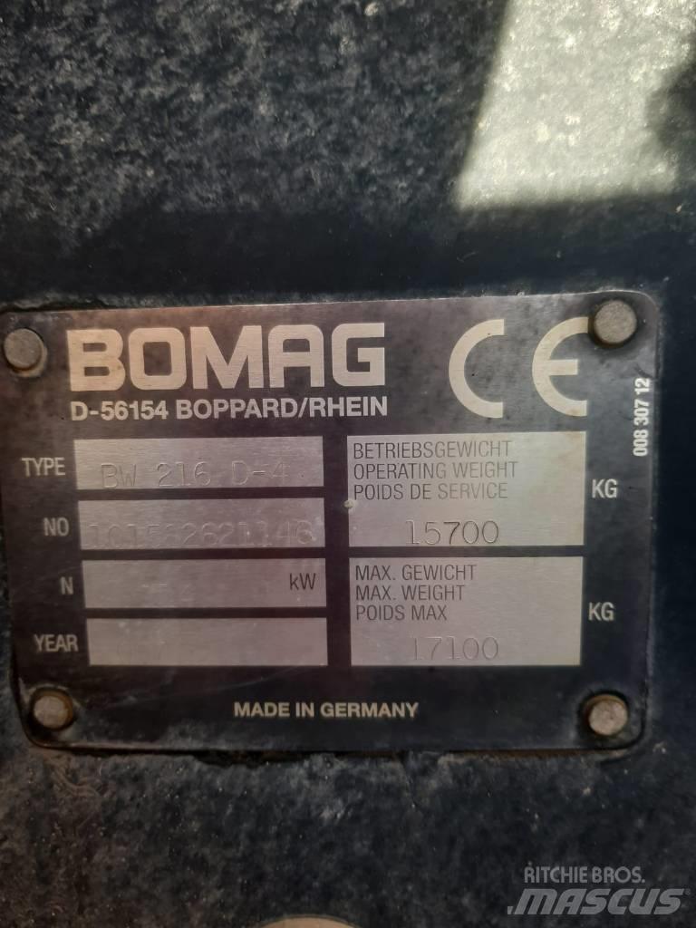 Bomag BW 216 D-4 Hjullaster til komprimering