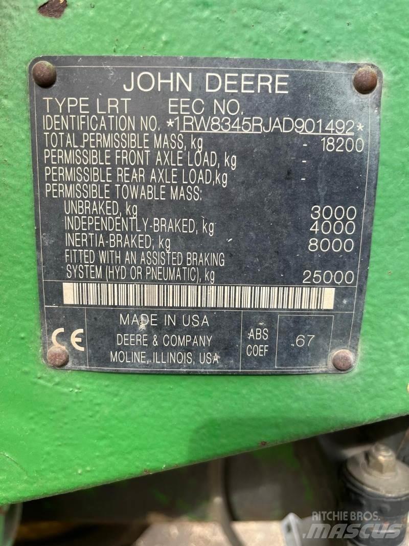John Deere 8345RT Beltegående Kran