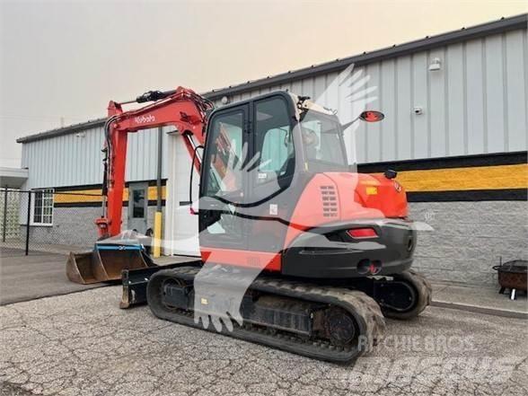 Kubota KX080-4 Beltegraver