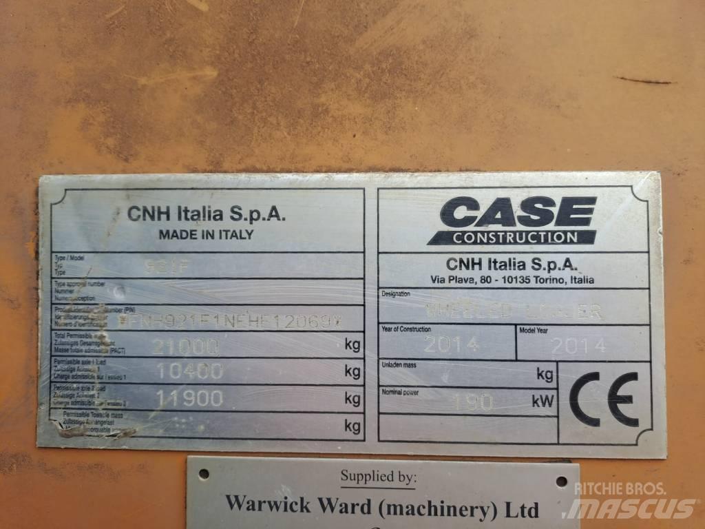 CASE 921 F Hjullastere