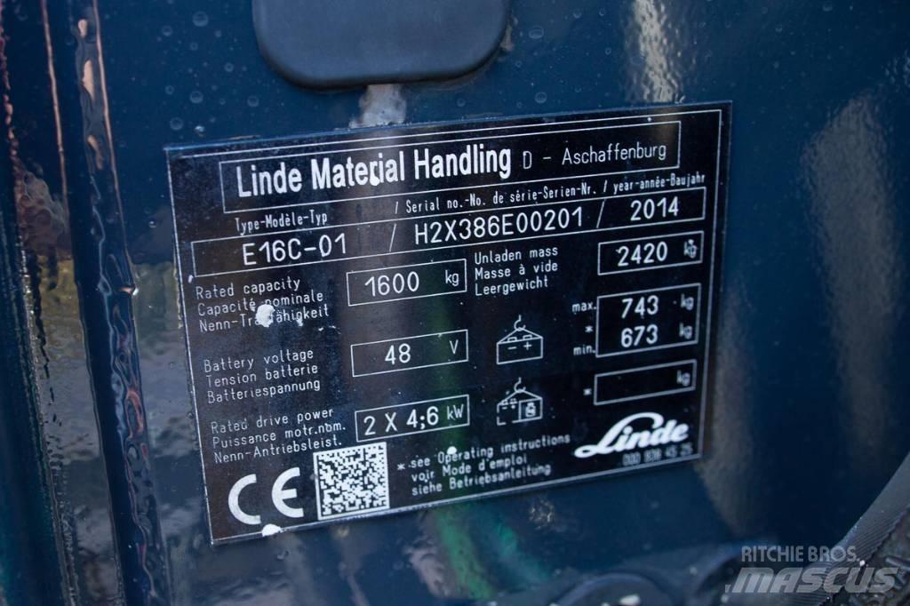 Linde E 16 Elektriske trucker
