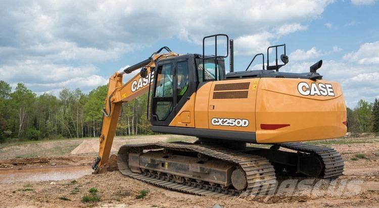 CASE CX 250 D Beltegraver
