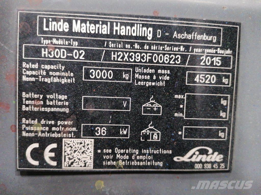 Linde H30D-02 Diesel Trucker
