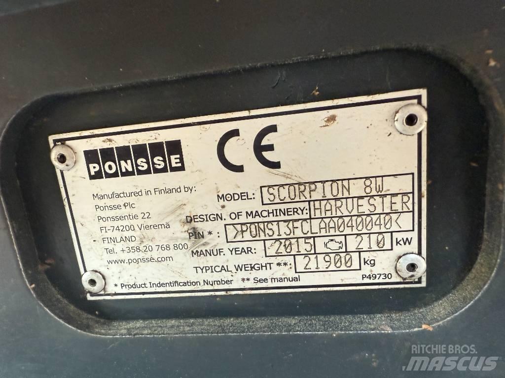Ponsse SCORPION 8W Hogstmaskiner