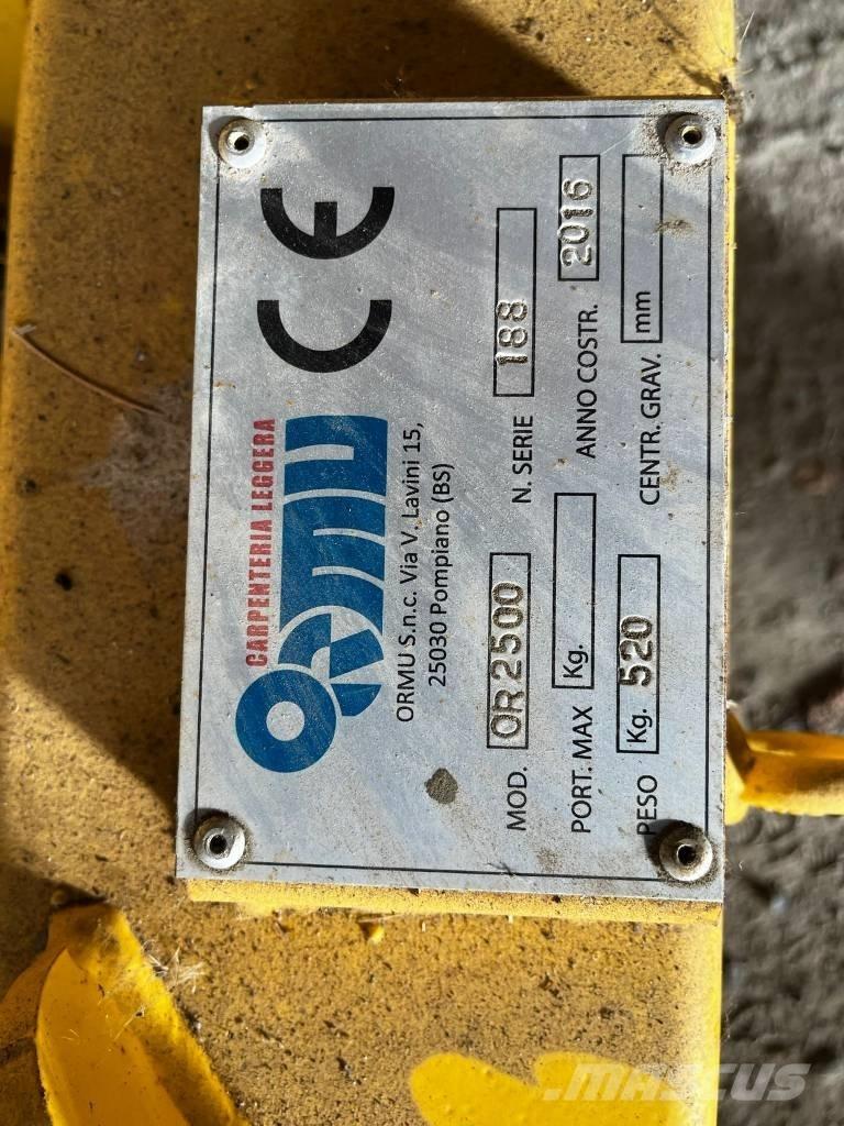 ORMU LAMA NEVE 2500 Snøploger- og skjær