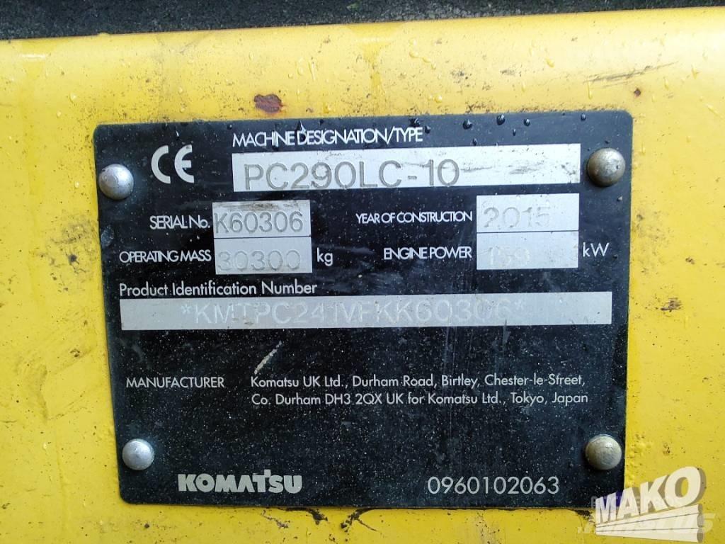 Komatsu PC 290 Beltegraver
