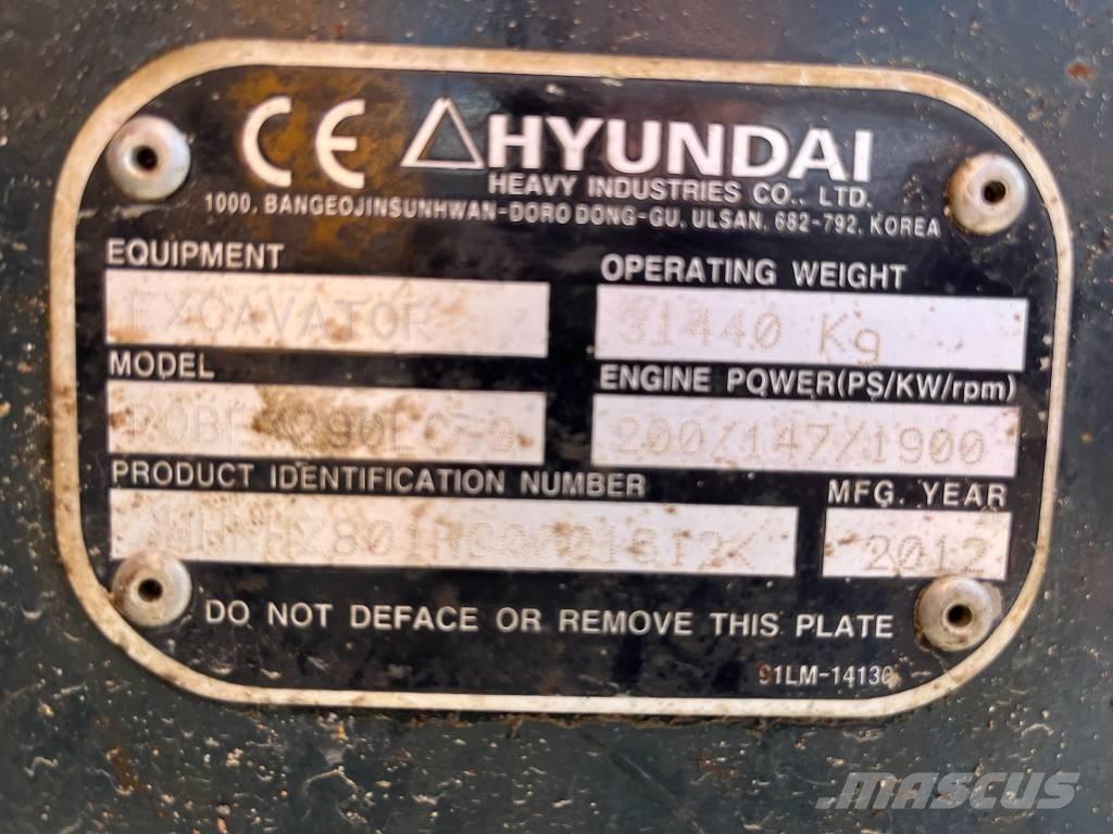 Hyundai Robex 290-9 Beltegraver