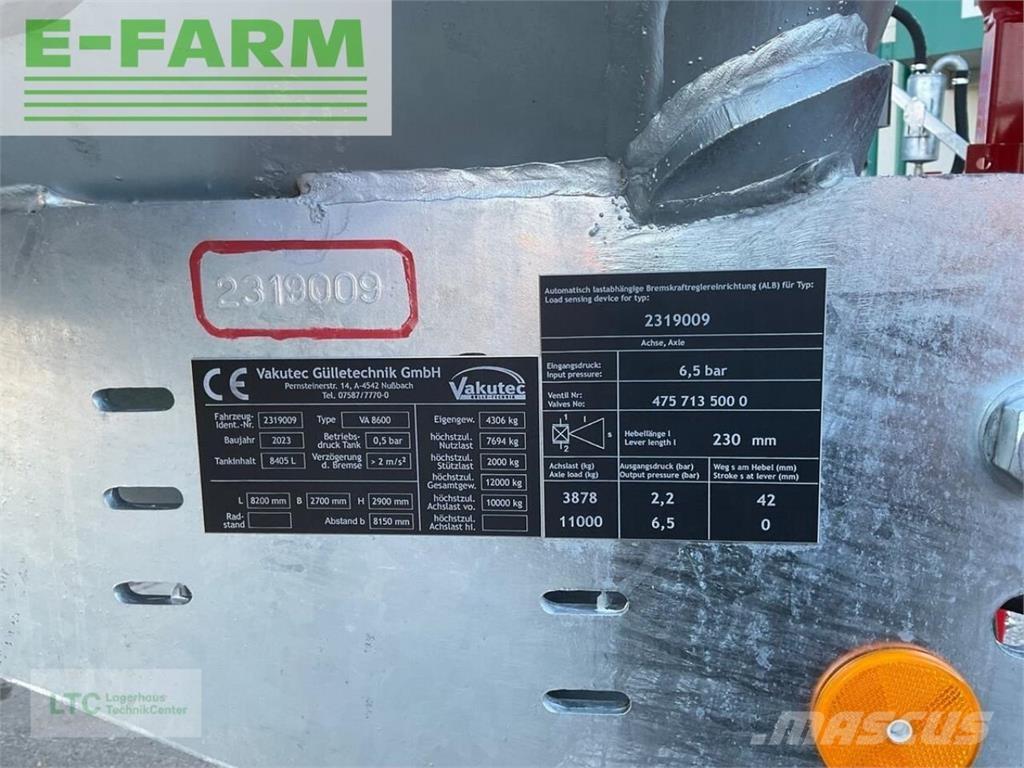  va 8600 Annet gjødselutstyr