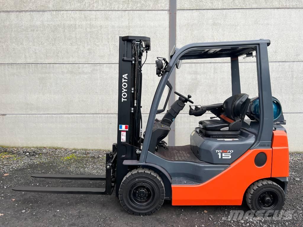 Toyota 02-8 FGF 15 Propan trucker