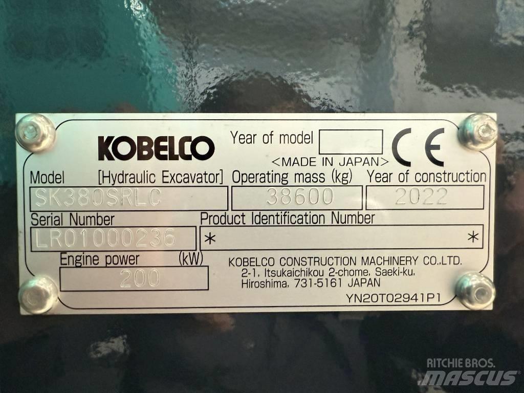 Kobelco SK380SRLC Beltegraver