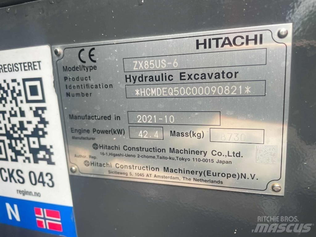 Hitachi ZX 85 US-6 Midigravere 7 - 12t
