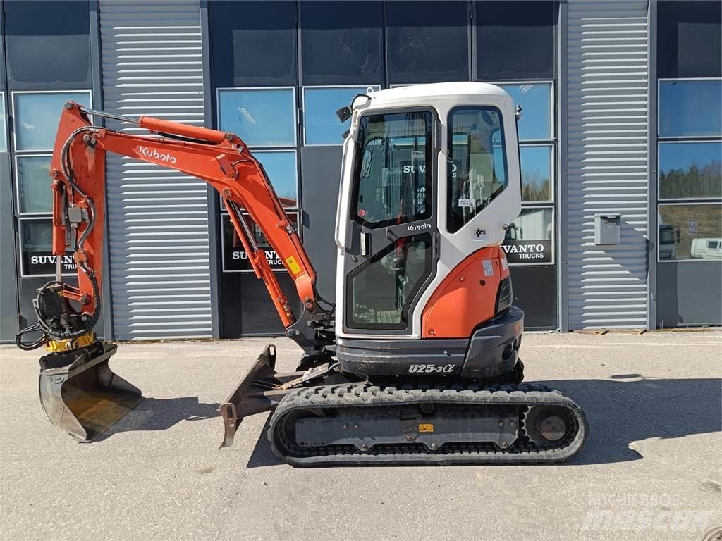 Kubota U25-3 Minigravere <7t