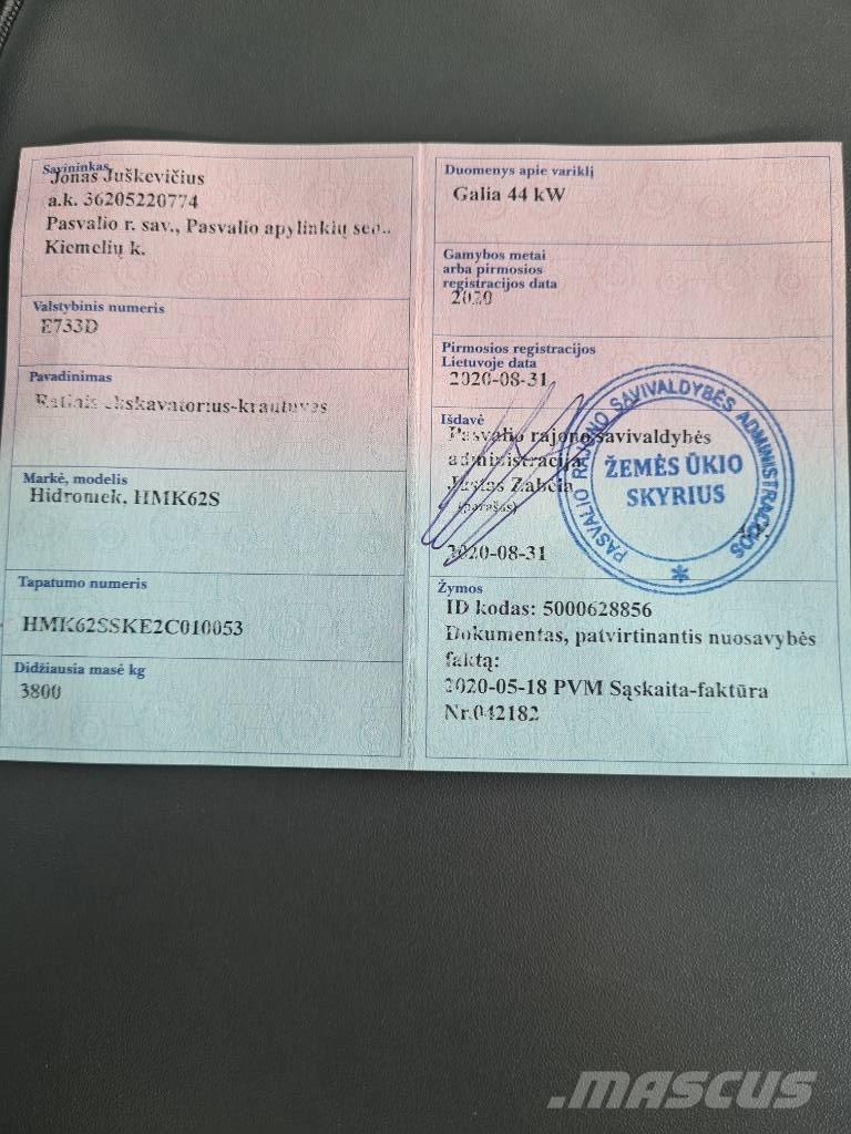 Hidromek HMK 62 SS Traktorgravere