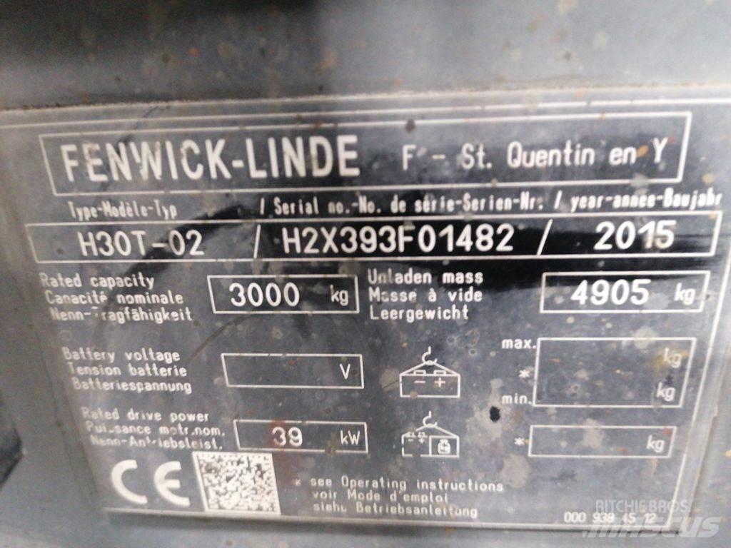 Linde H30T-02 Propan trucker