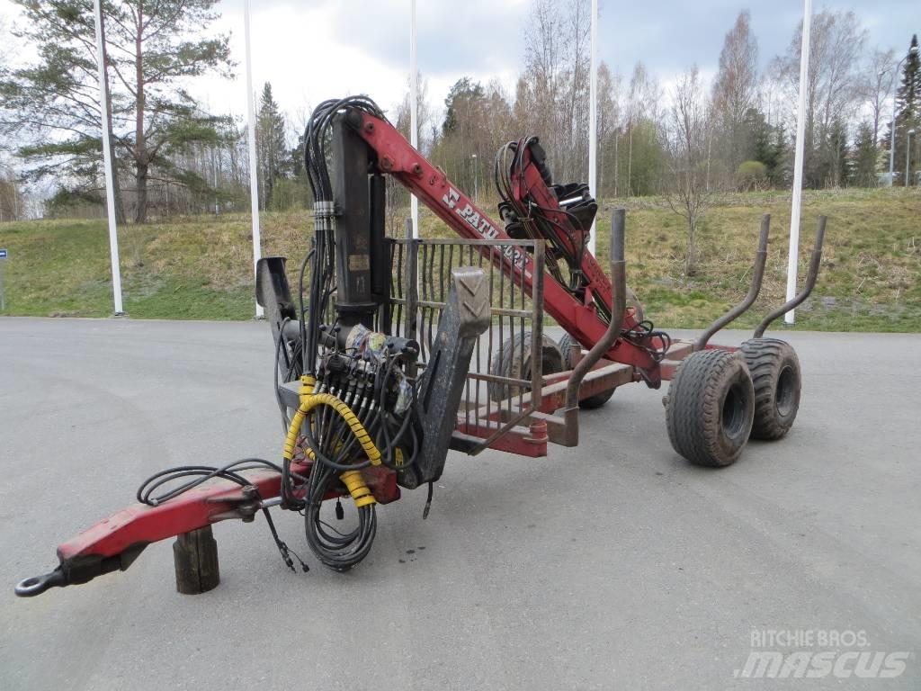 Patu 202T + 8 tn kärry Tømmerhengere