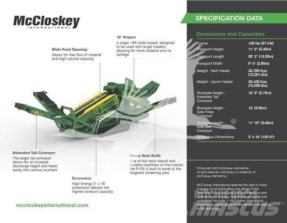 McCloskey R155 Sikteverk