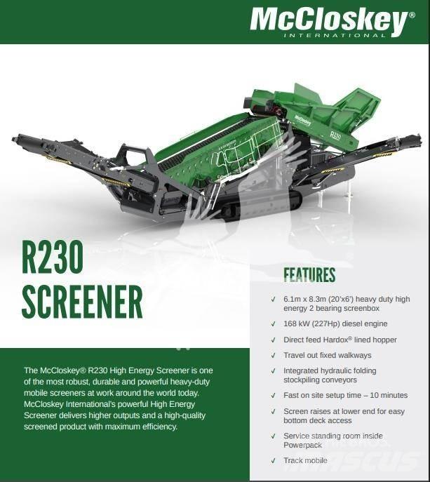 McCloskey R230 Sikteverk