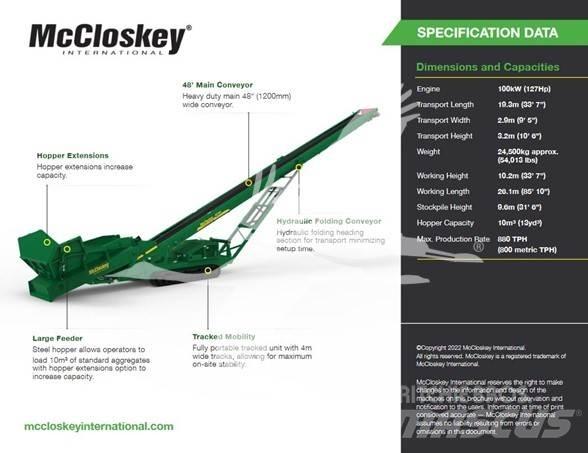 McCloskey RF80 Transportbånd