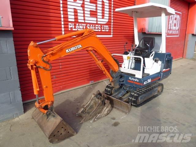 Kubota KX 36 Minigravere <7t