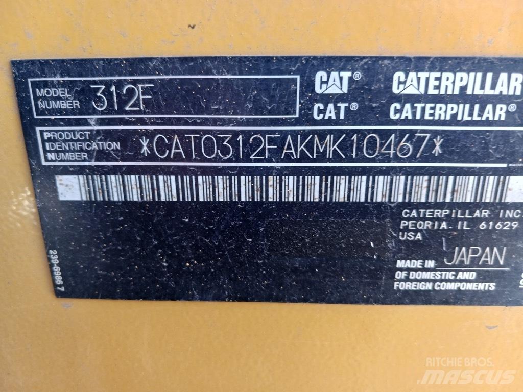 CAT 312 F Beltegraver