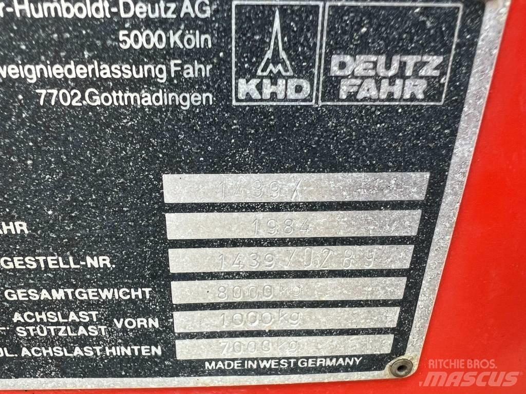 Deutz Fahr F 570 Selvlastende vogner