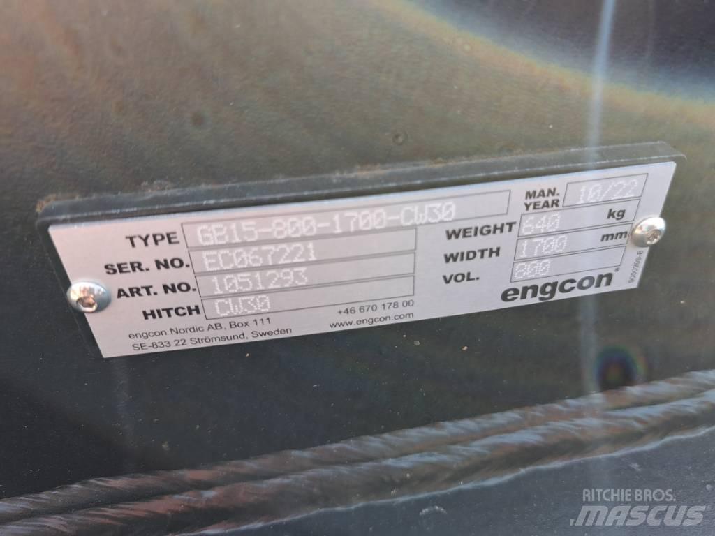 Engcon GB15, CW30 Skuffer